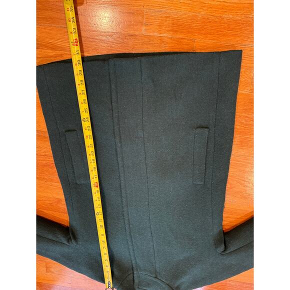 J. Crew  forest green Cocoon wool blend Coat size 6 - Picture 6 of 9